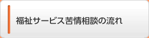 福祉サービス苦情相談の流れ